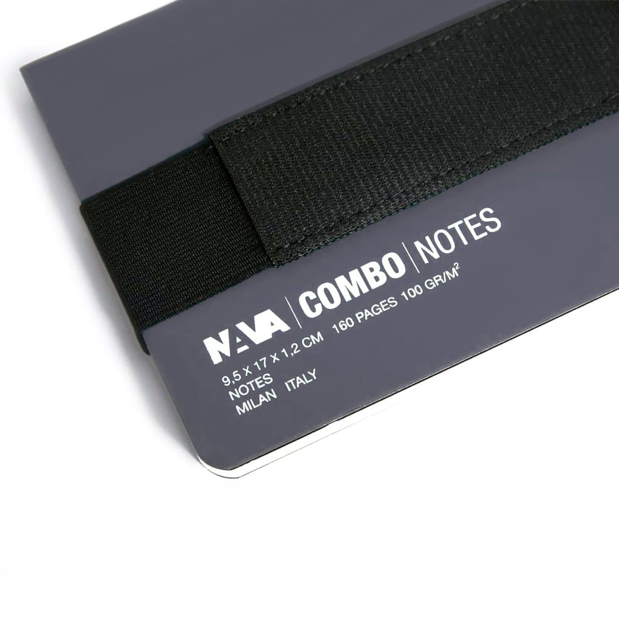 COMBO DESIGN NOTES FORMAT CM 9.5 X 17 LEAD GREY