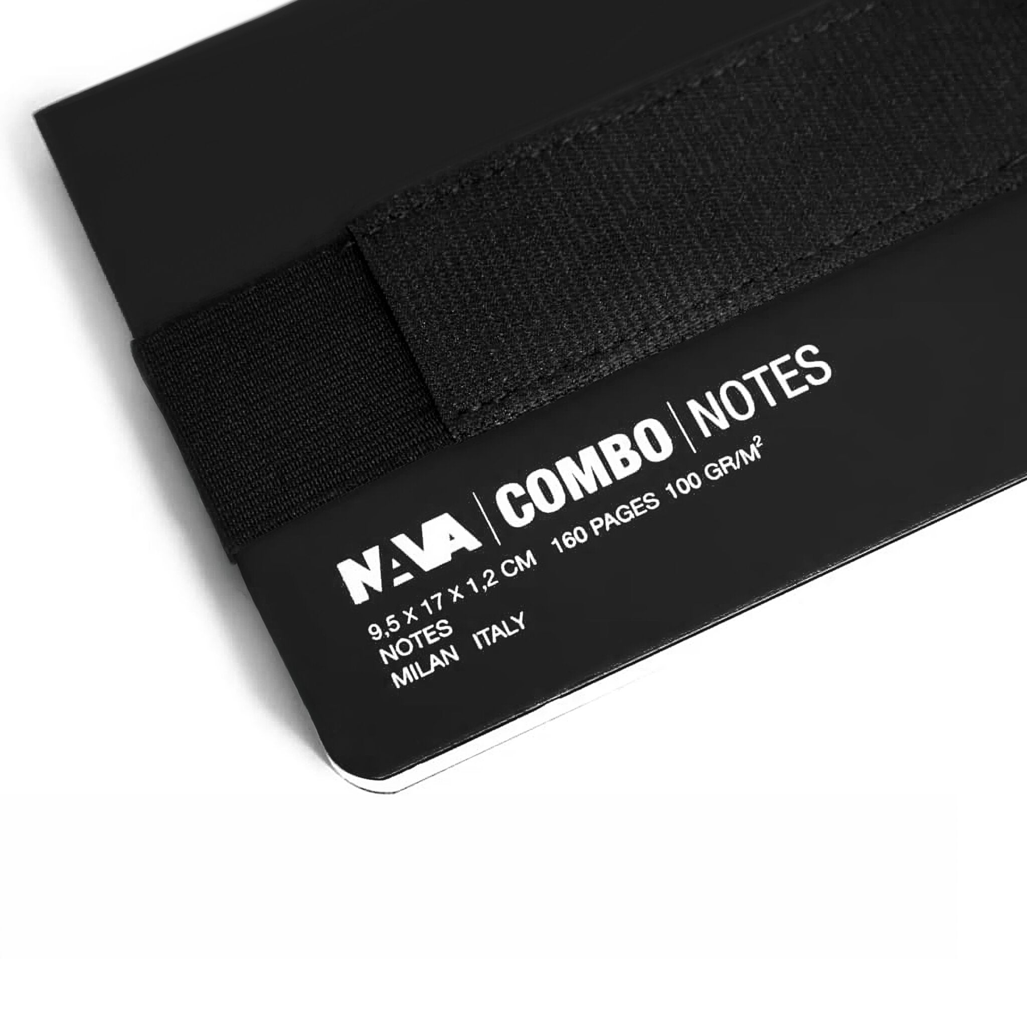 COMBO DESIGN NOTES FORMAT CM 9.5 X 17 BLACK