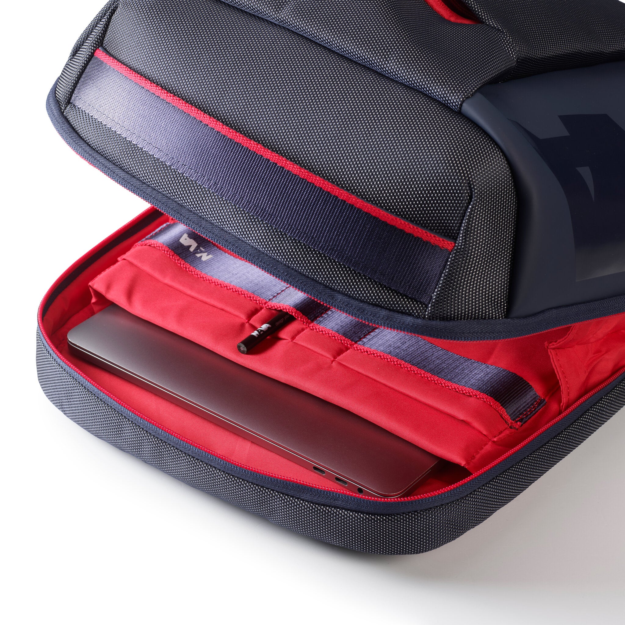 CROSS ZAINO ORGANIZZATO 1 COMPARTO, PORTA PC BLU/ROSSO