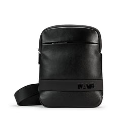 EASY ADVANCE LEATHER TRACOLLA SLIM BAG 1 COMPARTO NERO NOTTE