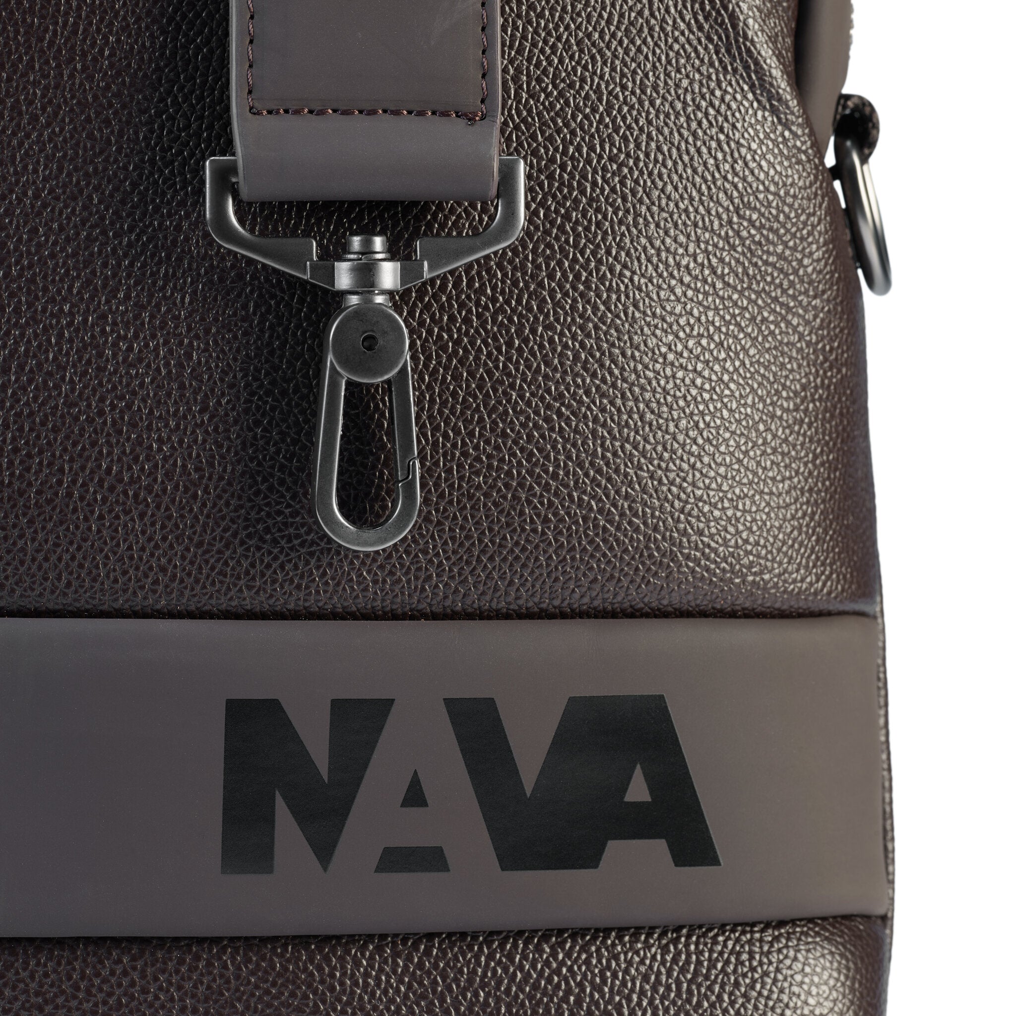 EASY ADVANCE LEATHER CARTELLA BRIEFCASE SLIM DUE MANICI, 1 COMPARTO COFFEE