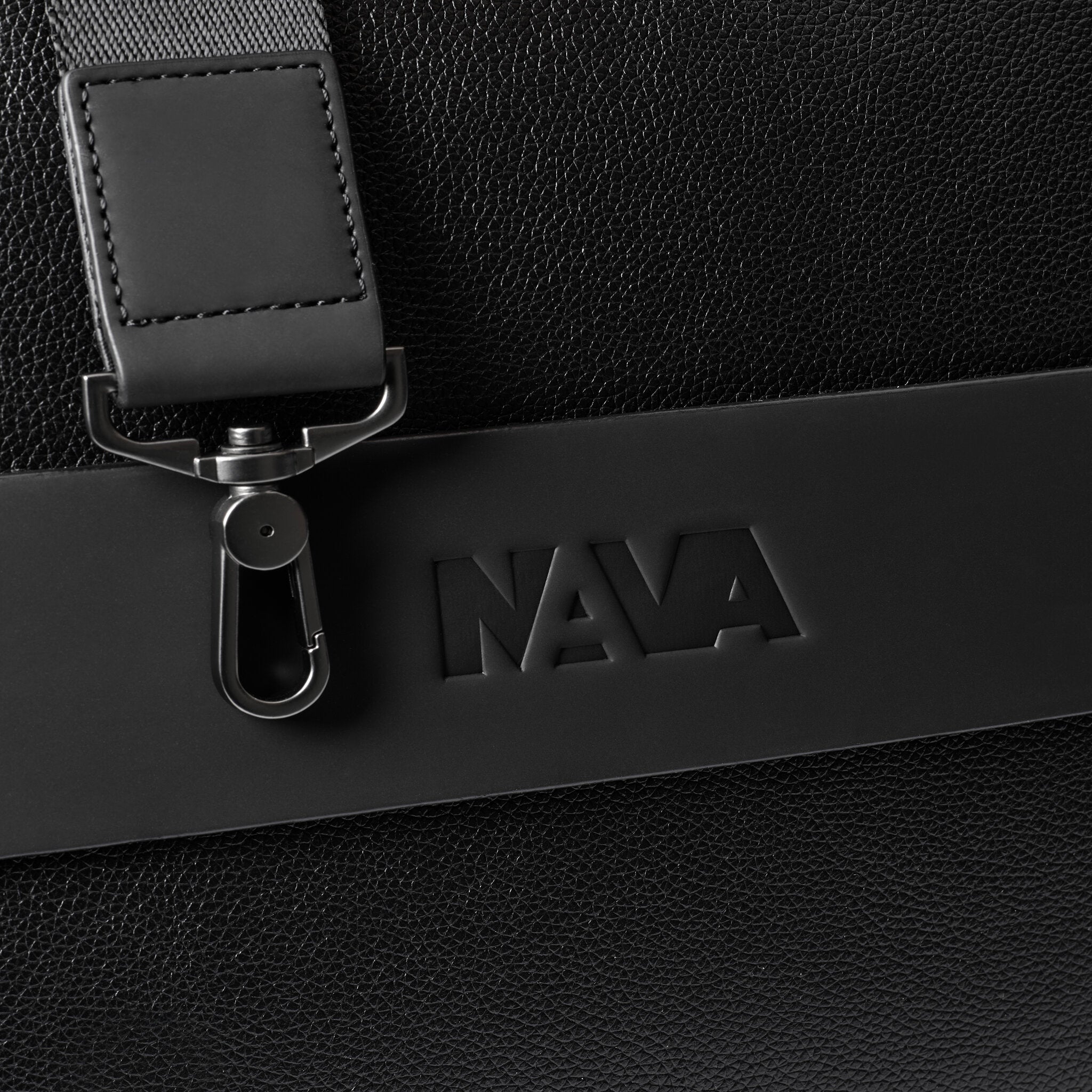 EASY ADVANCE LEATHER CARTELLA BRIEFCASE SLIM DUE MANICI, 1 COMPARTO NERO NOTTE