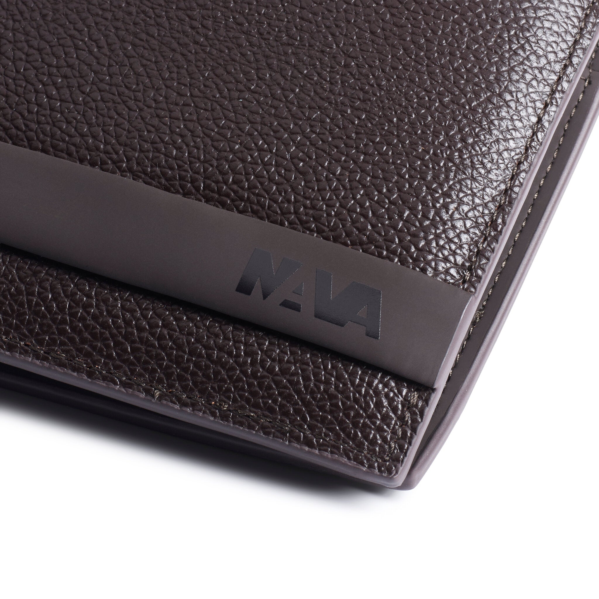 EASY ADVANCE LEATHER PORTAFOGLIO IN PELLE 4 TASCHE PORTA CC E PORTAMONETE CON RFID COFFEE