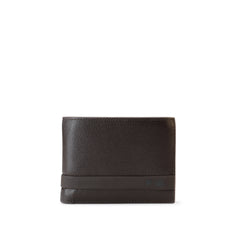 EASY ADVANCE LEATHER PORTAFOGLIO IN PELLE 8 TASCHE PORTA CC E CON RFID COFFEE