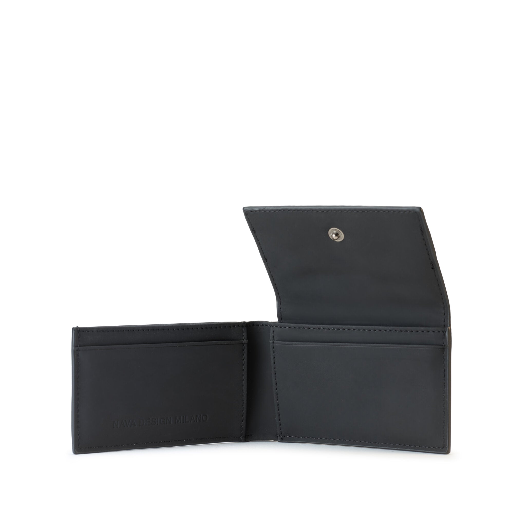 EASY ADVANCE LEATHER PORTA CARTE DI CREDITO IN PELLE CHIUSO CON PATELLA 6 TASCHE PORTA CC CON RFID