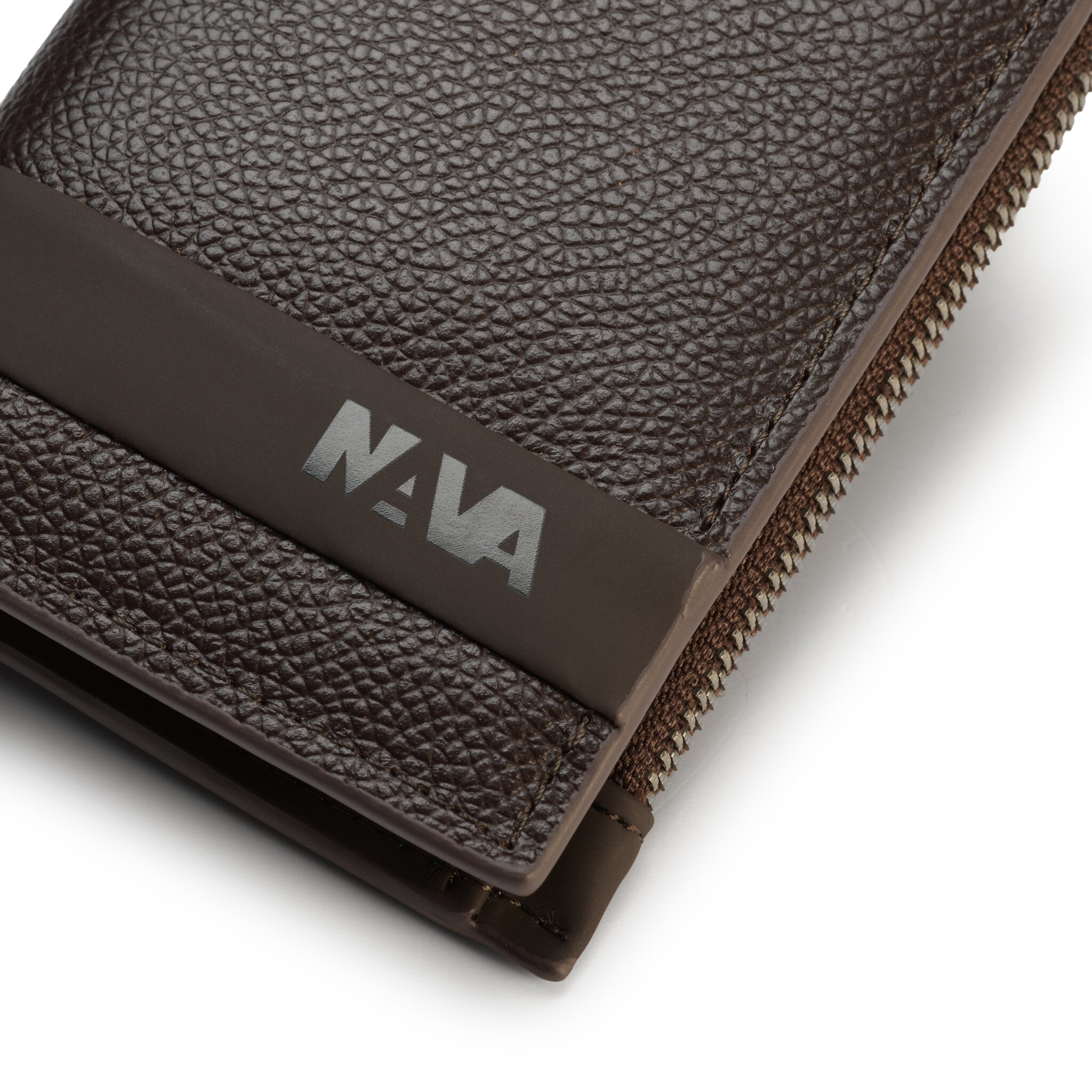 EASY ADVANCE LEATHER PORTA CARTE DI CREDITO IN PELLE 6 TASCHE PORTA CC E PORTAMONETE CHIUSO CON ZIP