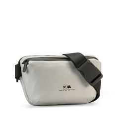 EXPLORER SLING BAG CON TASCA FRONTALE E TASCA POSTERIORE DI SICUREZZA GRIGIO CHIARO