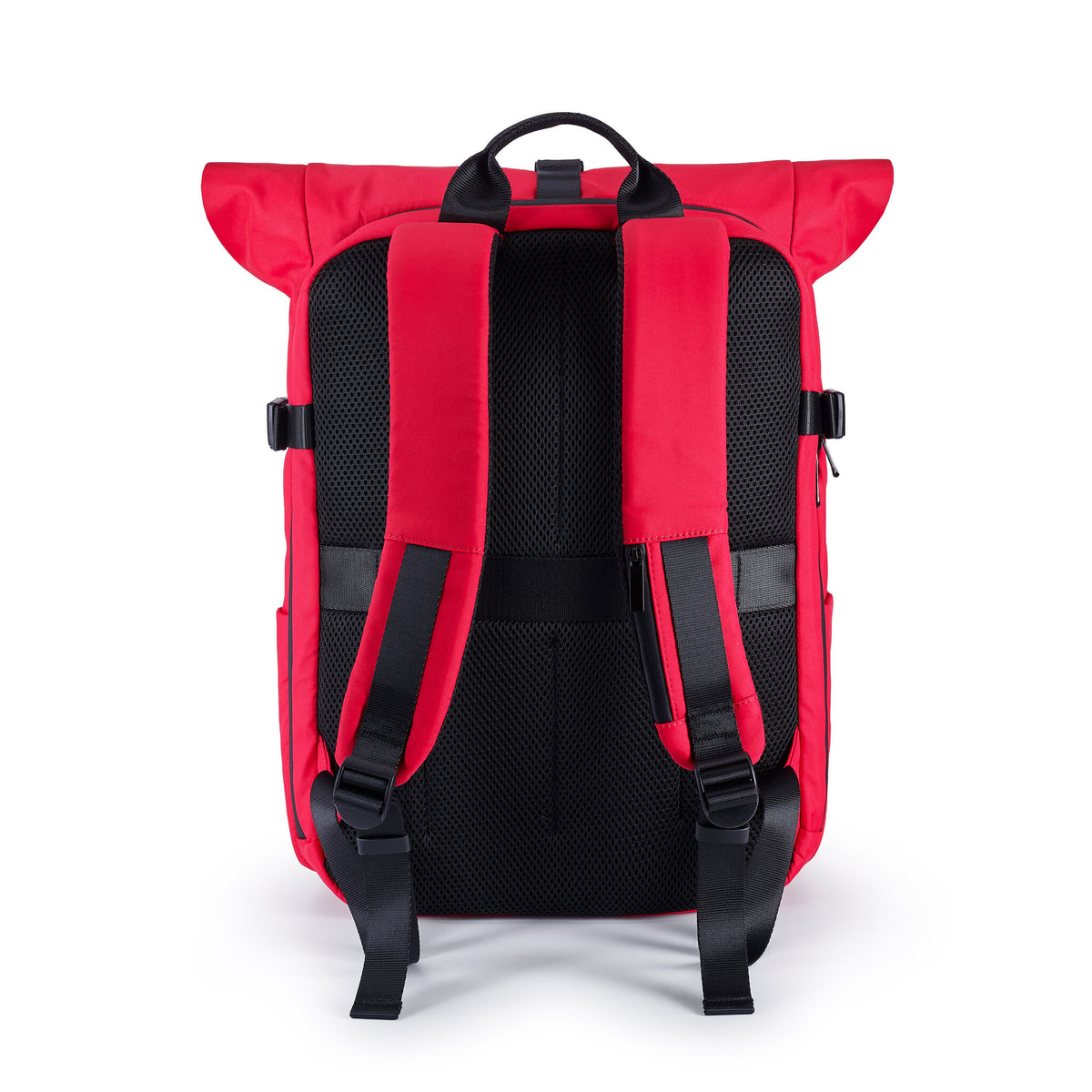 EXPLORER ZAINO ROLLTOP 1 COMPARTO CON TASCHE E FIBBIE DI SICUREZZA CHERRY RED