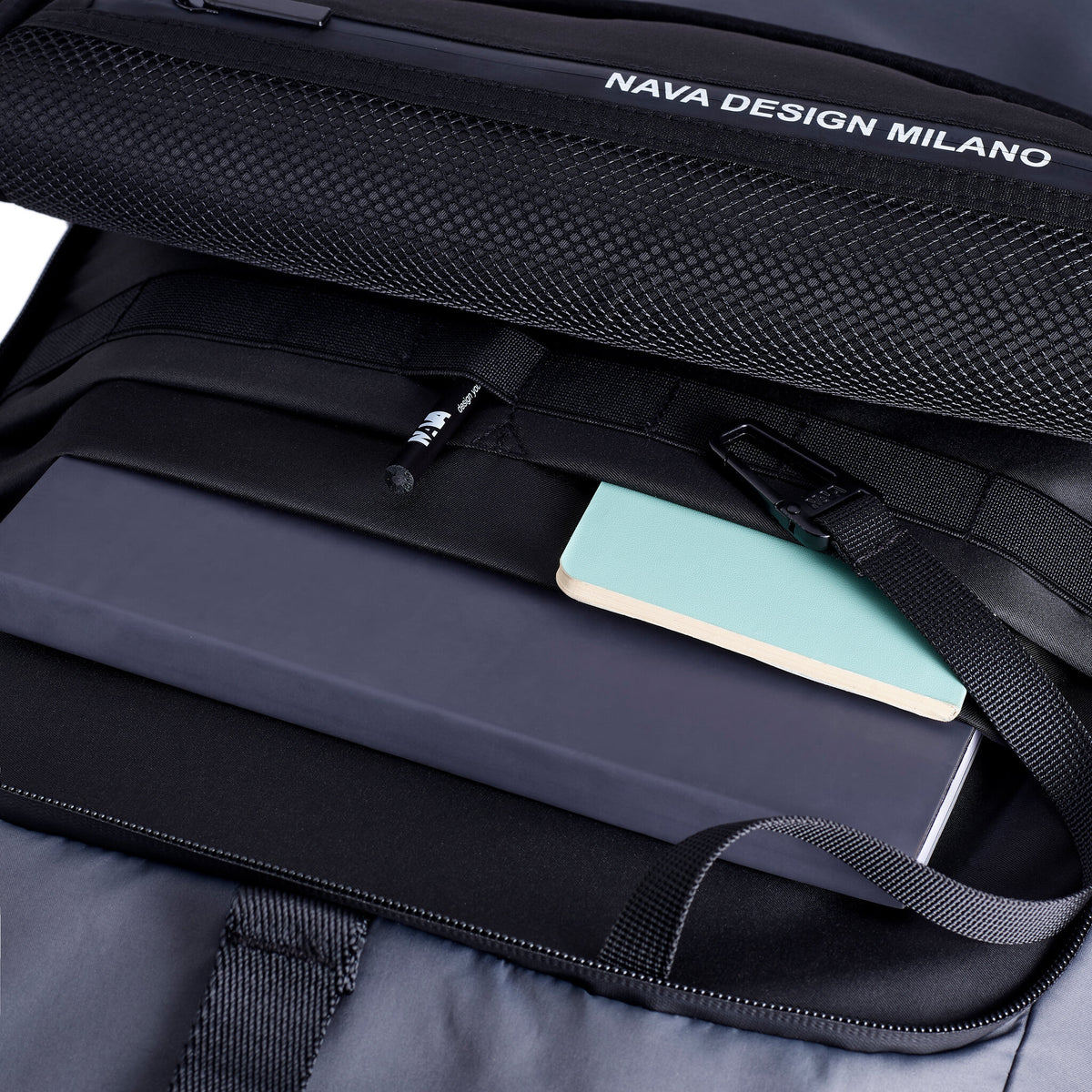 EXPLORER ZAINO ROLLTOP 1 COMPARTO CON TASCHE E FIBBIE DI SICUREZZA GREY MID