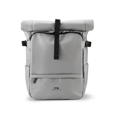 EXPLORER ZAINO ROLLTOP 1 COMPARTO CON TASCHE E FIBBIE DI SICUREZZA GRIGIO CHIARO