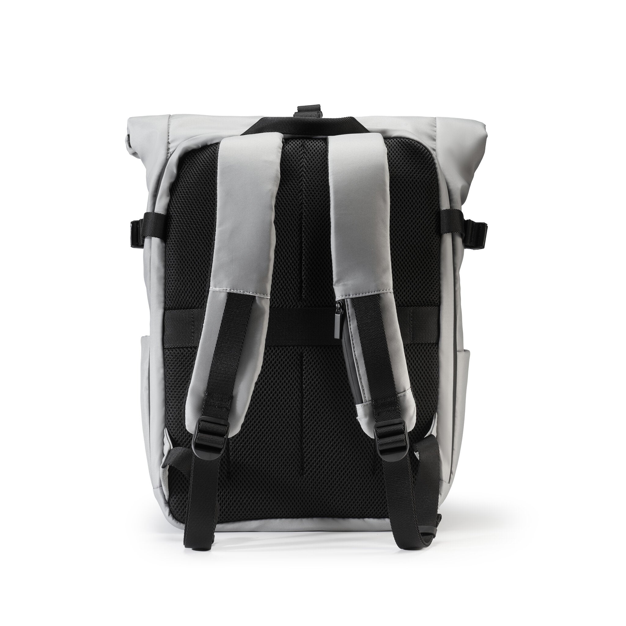 EXPLORER ZAINO ROLLTOP 1 COMPARTO CON TASCHE E FIBBIE DI SICUREZZA GRIGIO CHIARO