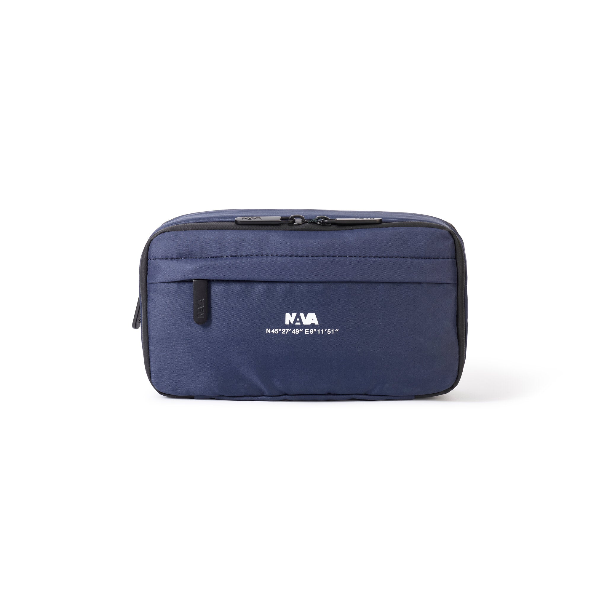 EXPLORER TRAVEL POUCH WITH 2 POCKETS AND CARRY HANDLE MIDNIGHT BLUE