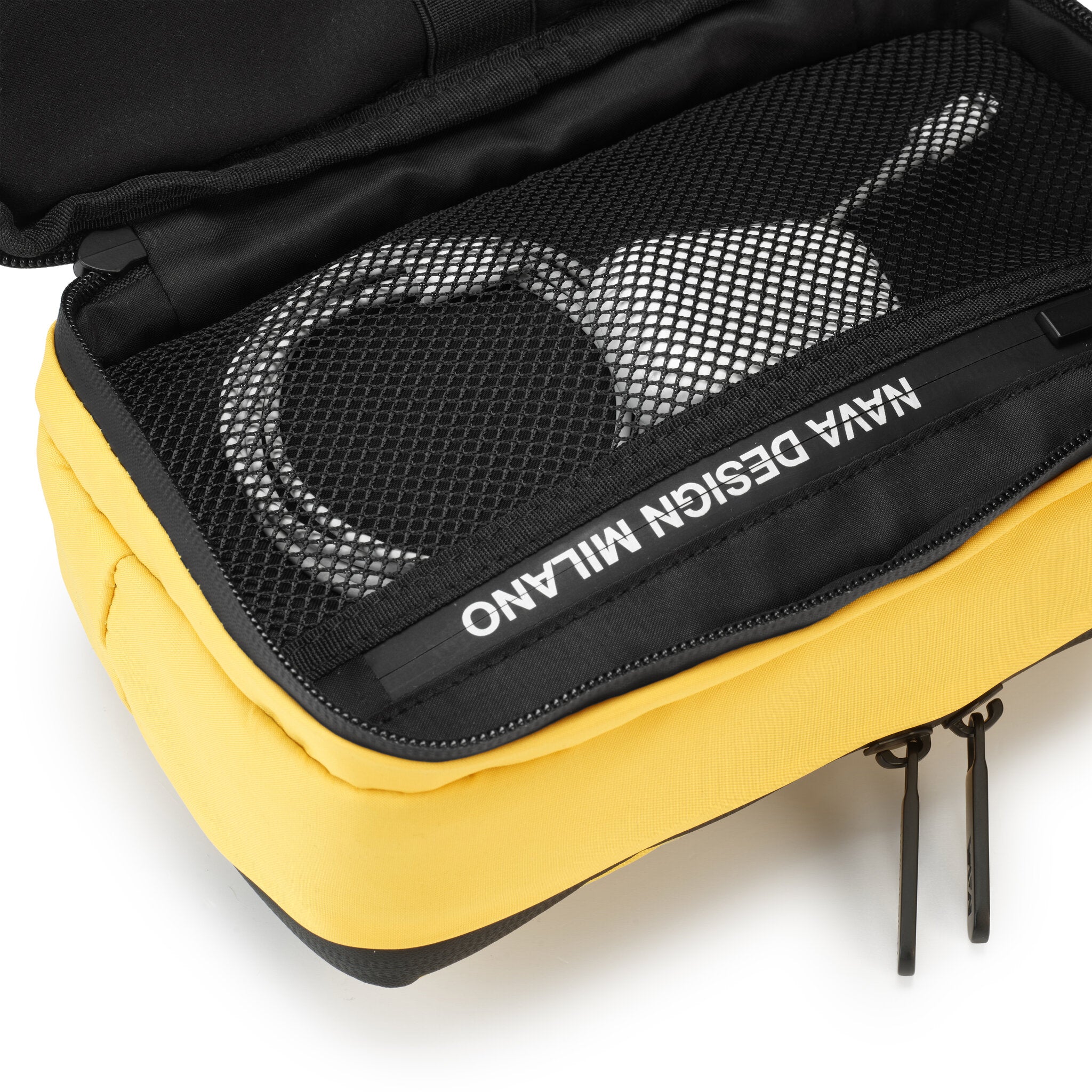 EXPLORER POUCH DA VIAGGIO CON 2 TASCHE E MANIGLIA DI TRASPORTO GIALLO SOLE