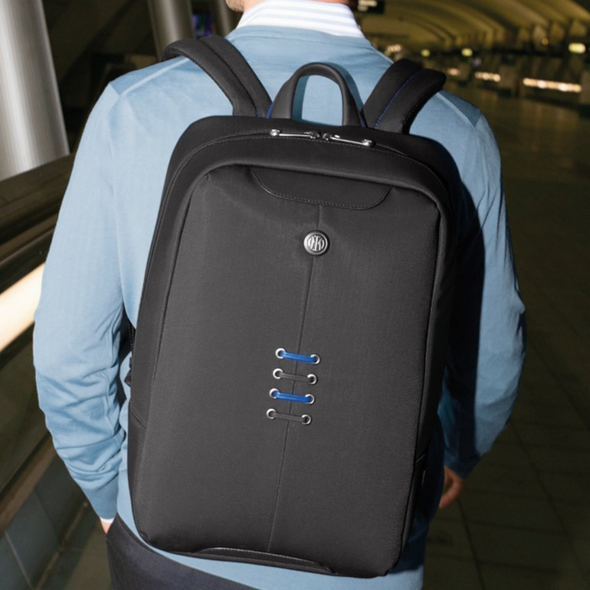 NAVA X INTER DAYPACK - ZAINO PORTA COMPUTER E PORTA IPAD NERO