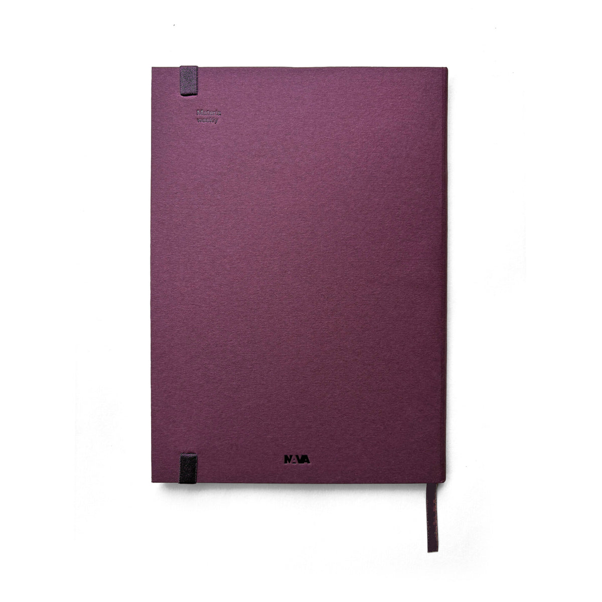 AGENDA SETTIMANALE NAVA MATERIA 2027 MEDIUM BORDEAUX