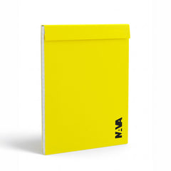 MINERVA DESIGN NOTEBOOK A5 FLUORESCENT YELLOW