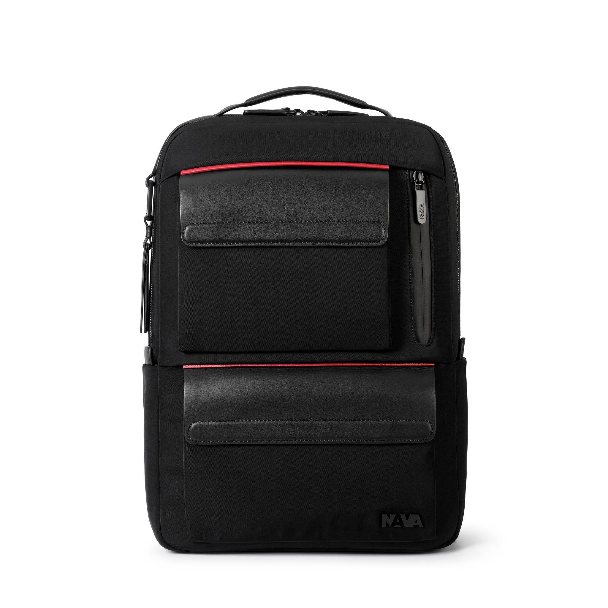 METRO ZAINO ORGANIZZATO MEDIUM NERO/RED