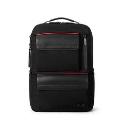 METRO ZAINO ORGANIZZATO MEDIUM NERO/RED