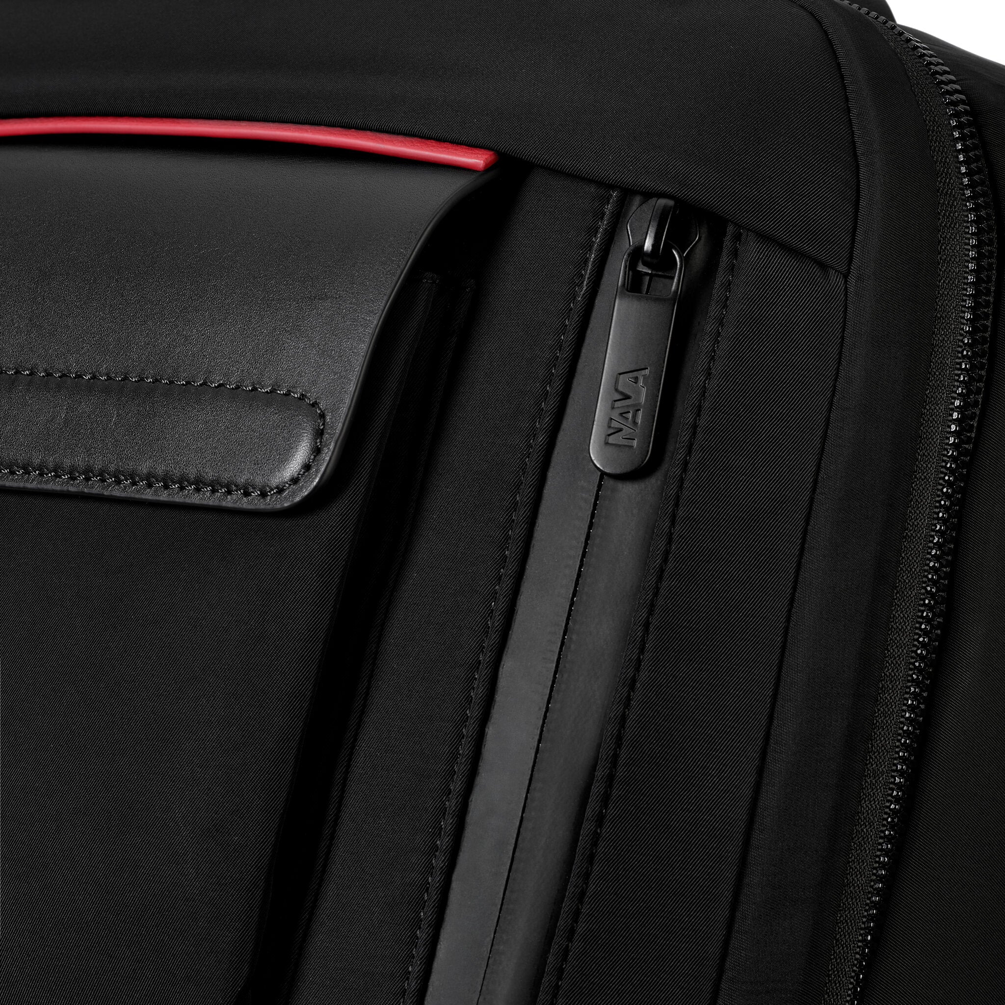 METRO ZAINO ORGANIZZATO MEDIUM NERO/RED