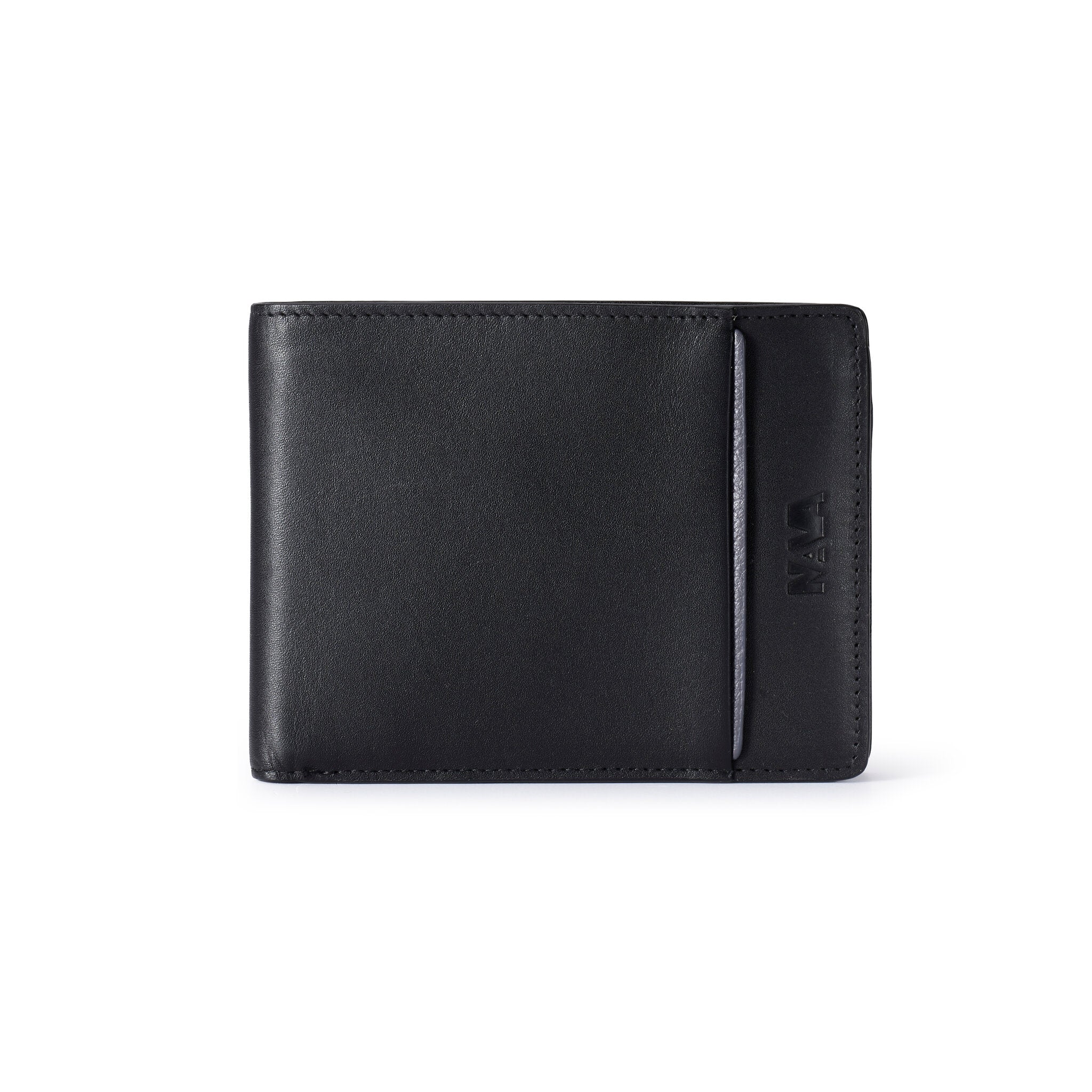 METRO PORTAFOGLIO 4 TASCHE PORTA CC E PORTAMONETE CON RFID NERO/GREY