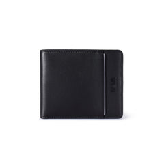 METRO PORTAFOGLIO SLIM CON 8 TASCHE PORTA CC CON RFID NERO/GREY