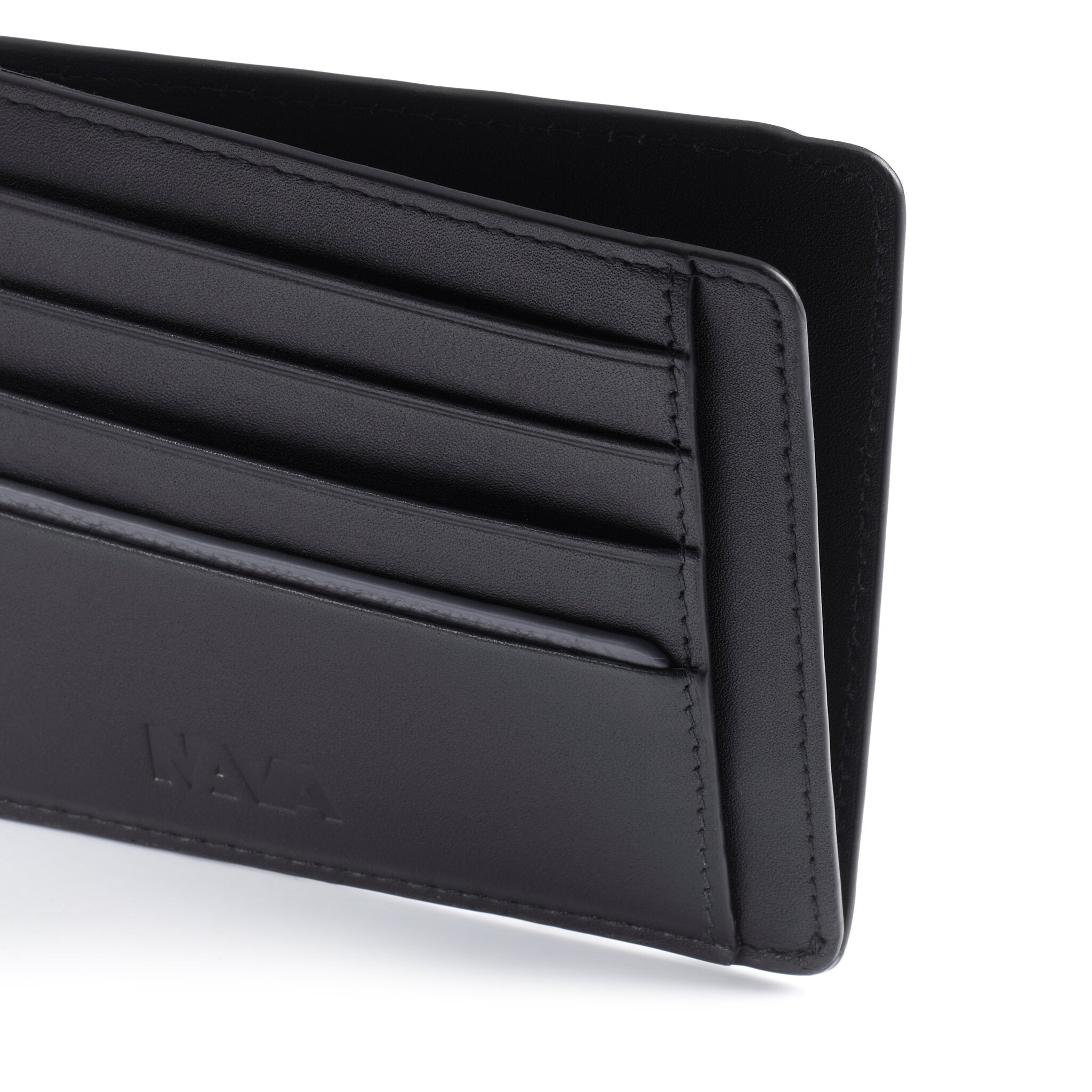 METRO PORTADOCUMENTI E PORTA CARTE DI CREDITO, 6 TASCHE PORTA CC CON RFID NERO/GREY