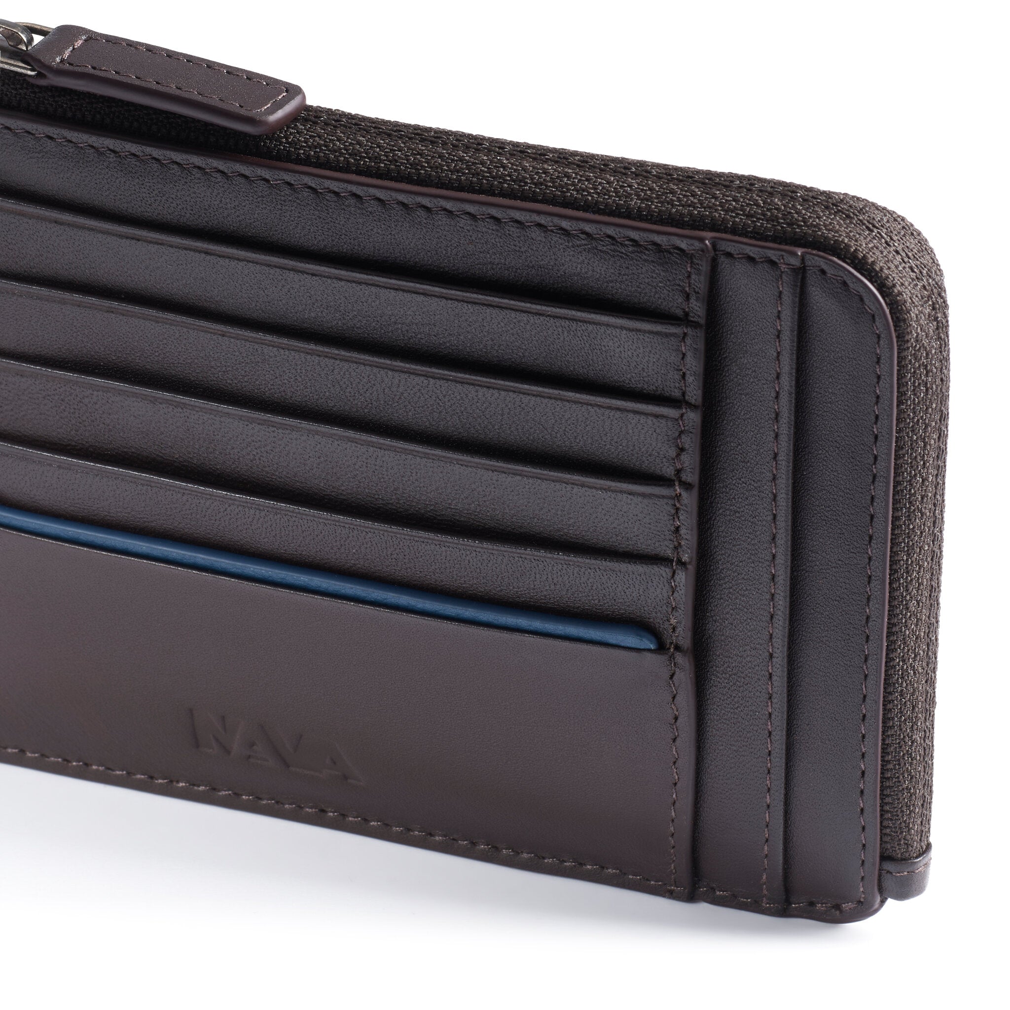 METRO PORTADOCUMENTI E PORTA CARTE DI CREDITO, 8 TASCHE PORTA CC CON RFID NERO/RED