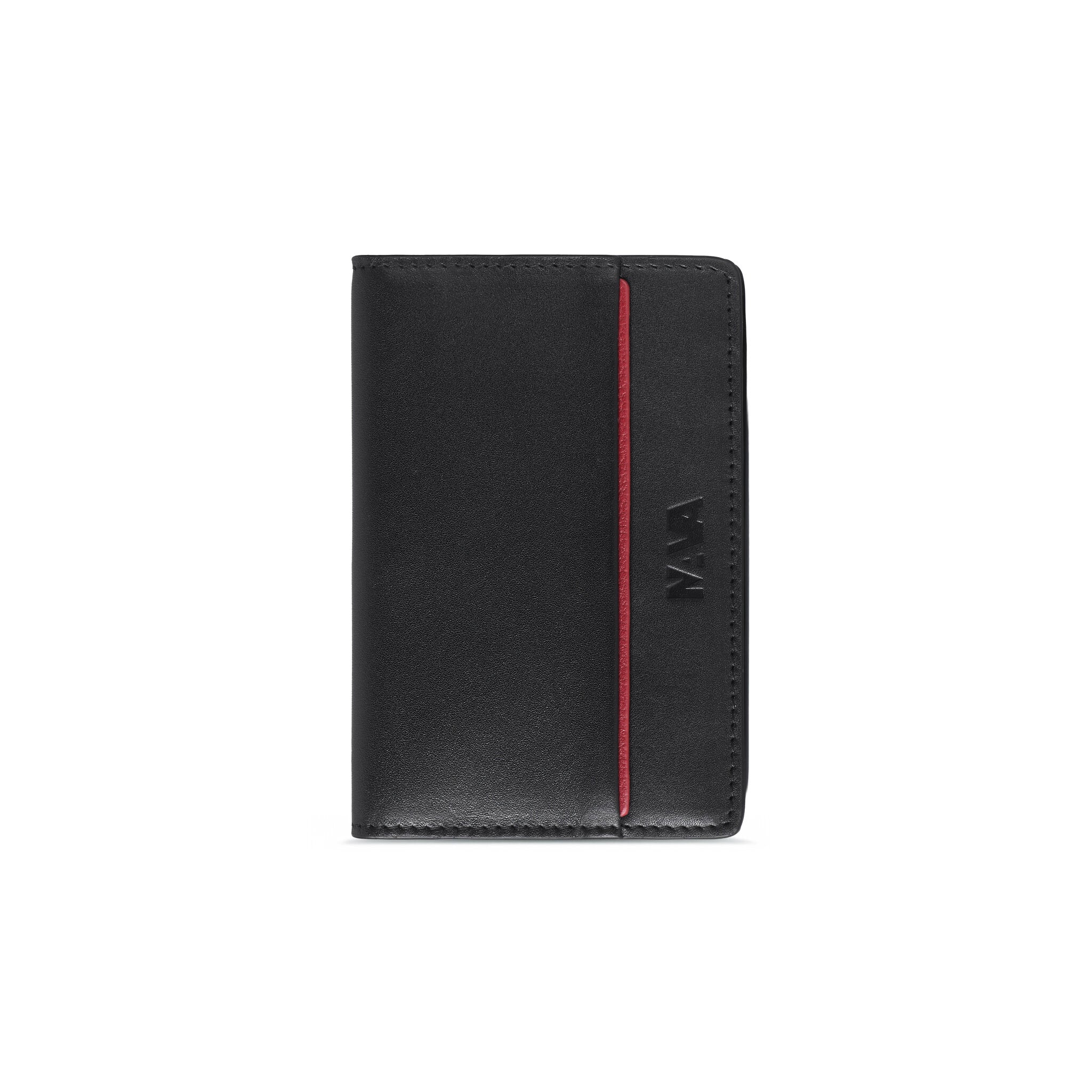 METRO TASCONCINO VERTICALE CON 6 TASCHE PORTA CC CON RFID NERO/RED