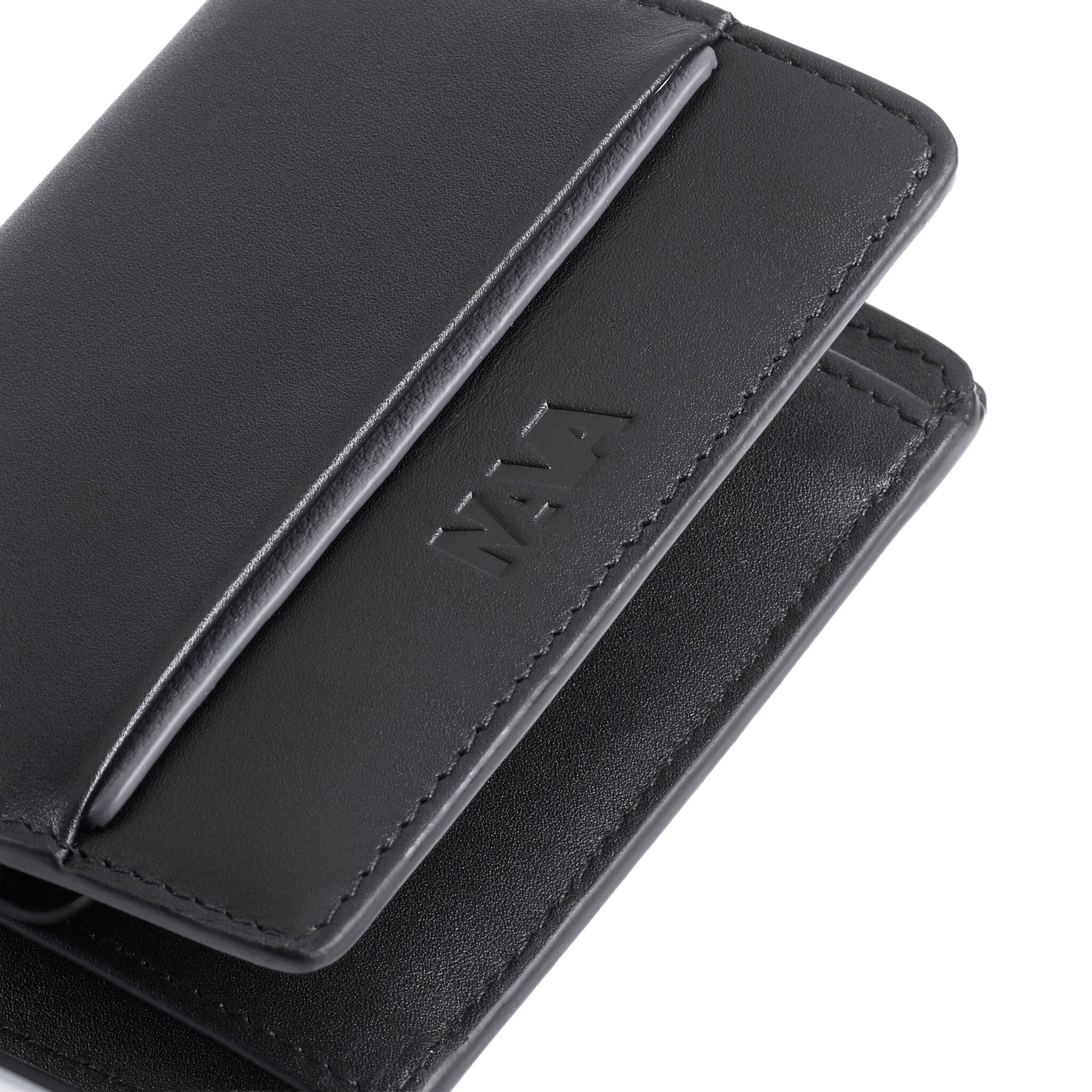 METRO PORTA CARTE DI CREDITO, 5 TASCHE E PORTAMONETE CON RFID NERO/GREY