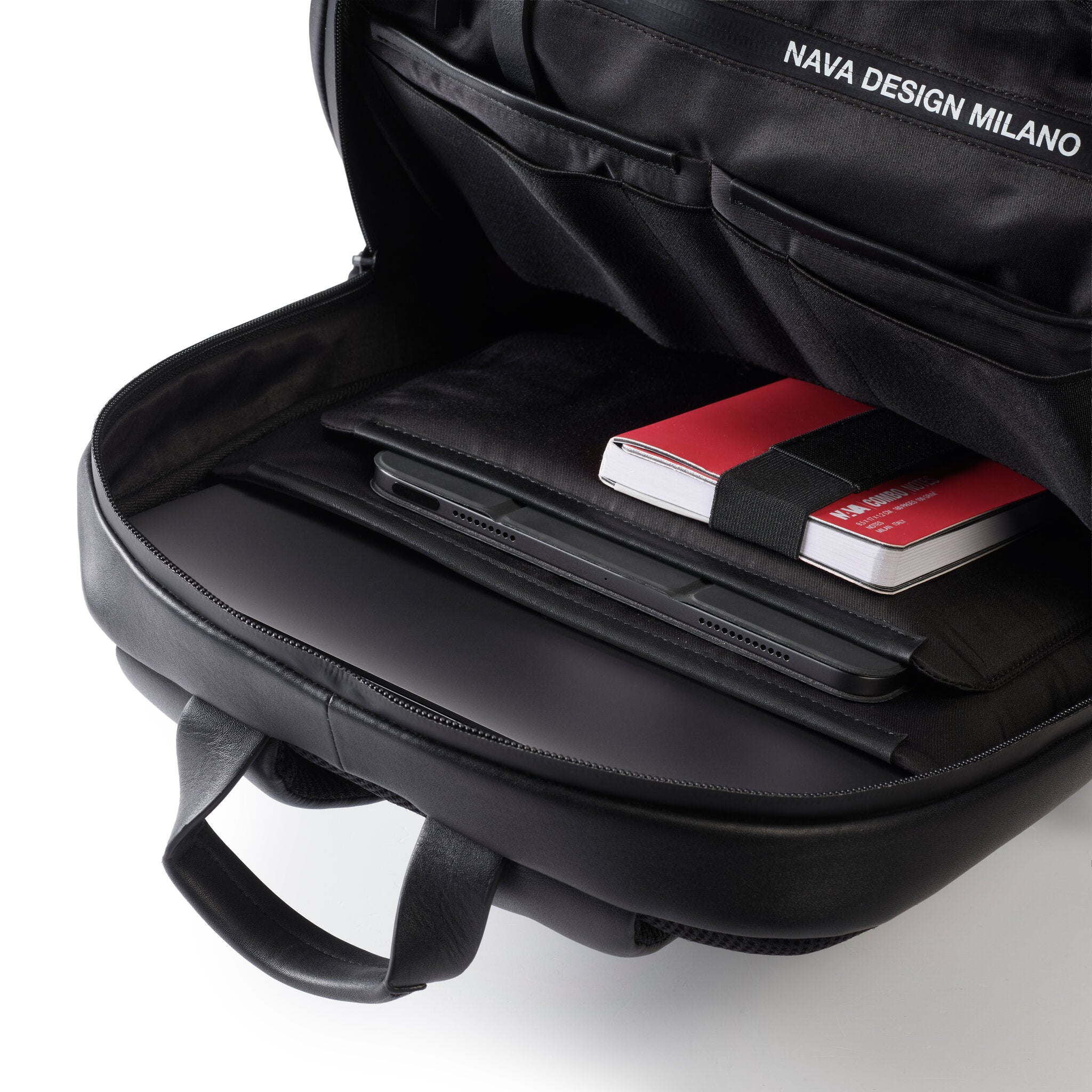 METRO LEATHER ZAINO SMALL PORTA COMPUTER IN PELLE A 1 COMPARTO NERO