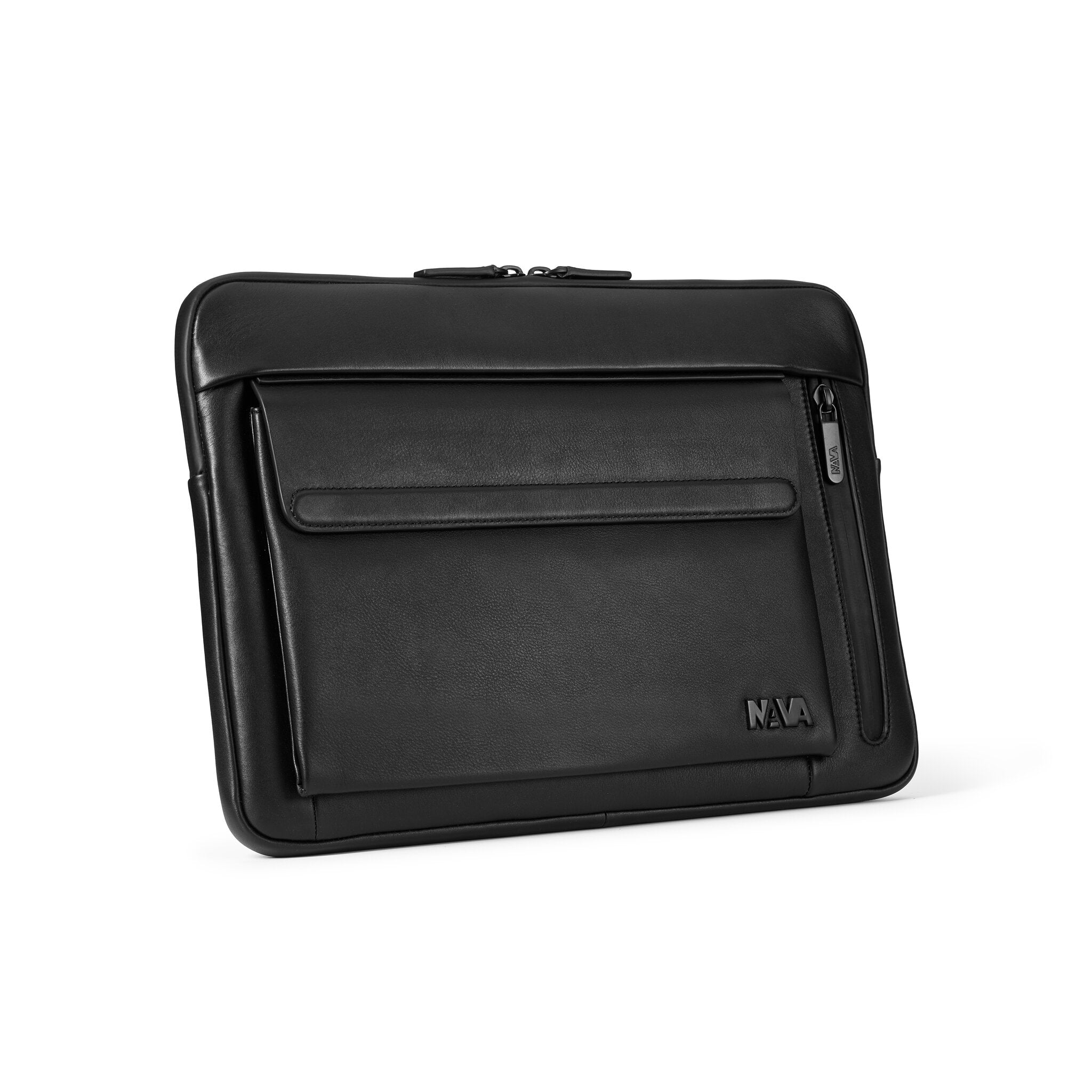 METRO LEATHER LAPTOP CASE IN BLACK