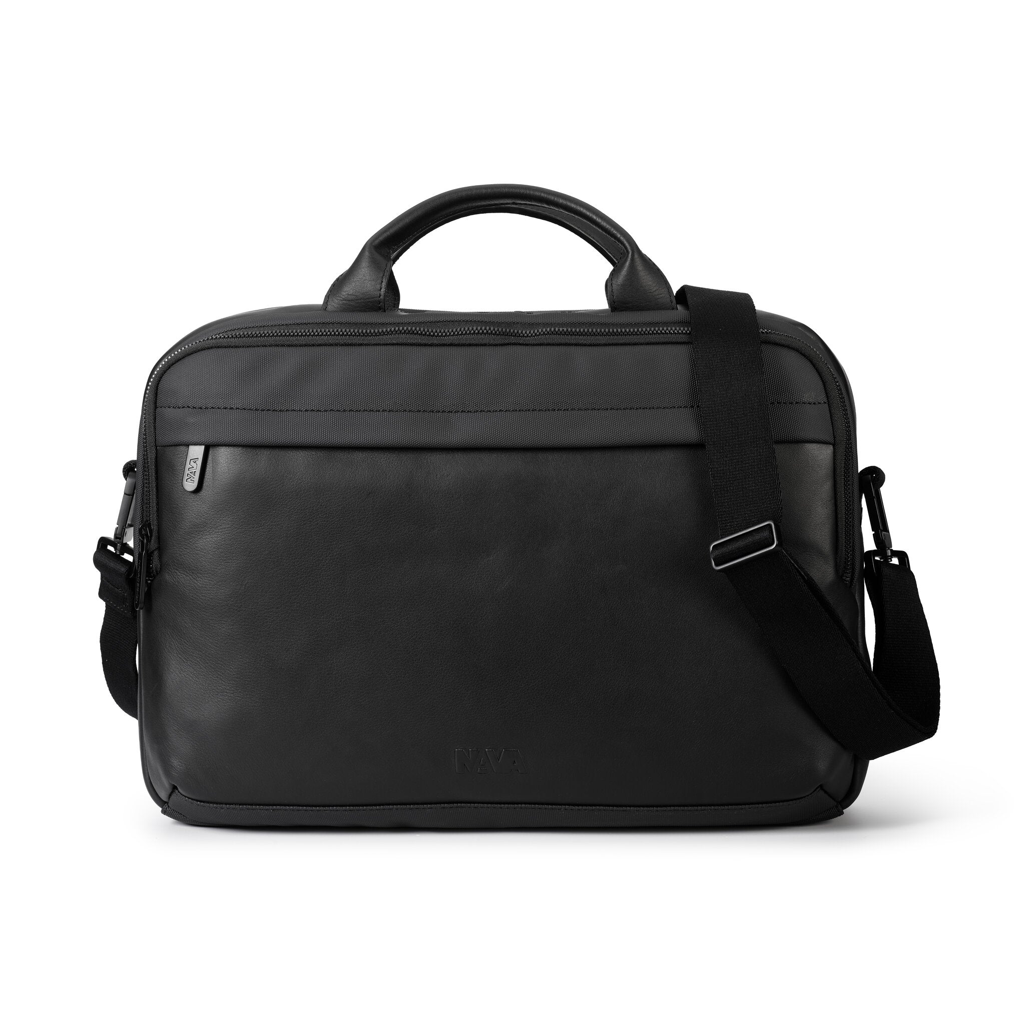 MOTION LEATHER CARTELLA ORGANIZZATA 2 COMPARTI CON TASCA FRONTALE  NERO ESPRESSO