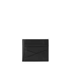 METRIC PORTA CARTE DI CREDITO IN PELLE CHIUSO CON BOTTONE, 7 CC E SCHERMATURA RFID NERO