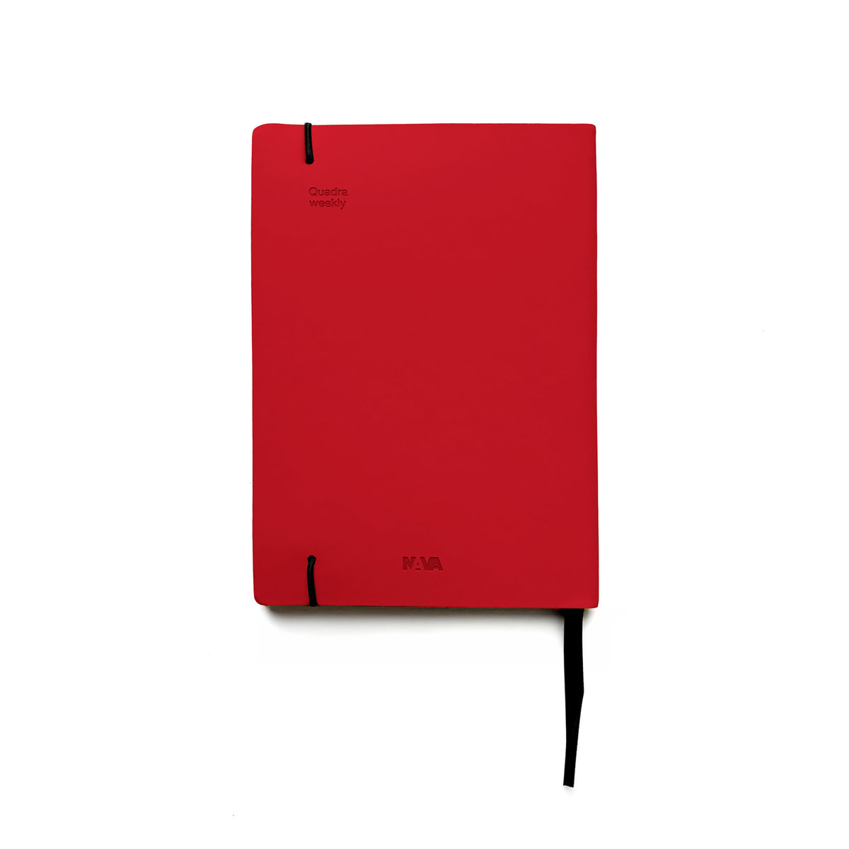 AGENDA SETTIMANALE NAVA QUADRA 2027 SMALL NERA ROSSO