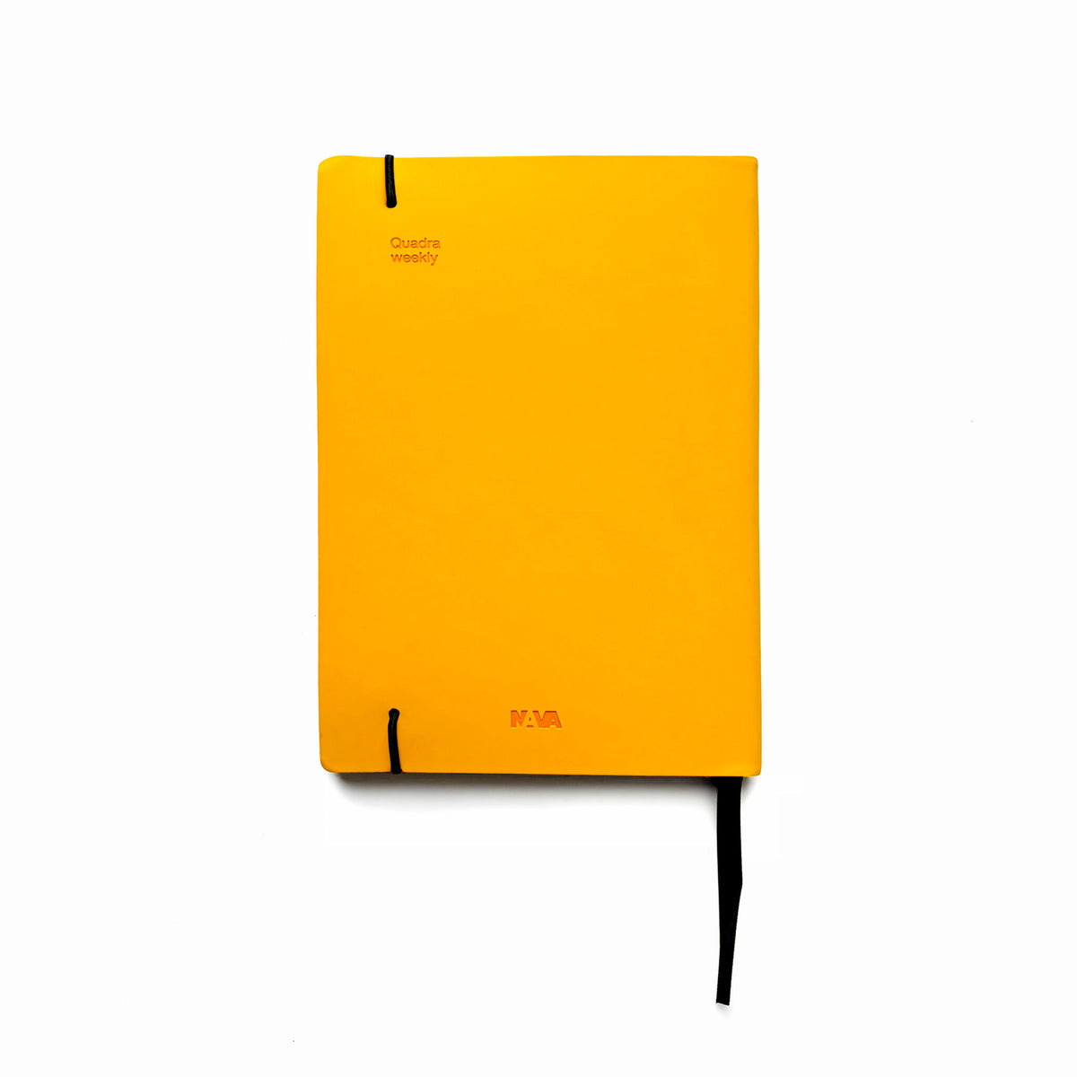 AGENDA SETTIMANALE NAVA QUADRA 2027 SMALL NERA GIALLO