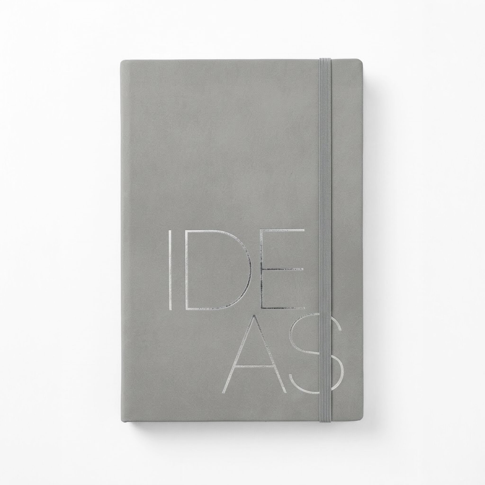 RIVIERA A5 DESIGN NOTEBOOK, CRISS CROSS OYSTER GREY INTERNAL GRAPHICS