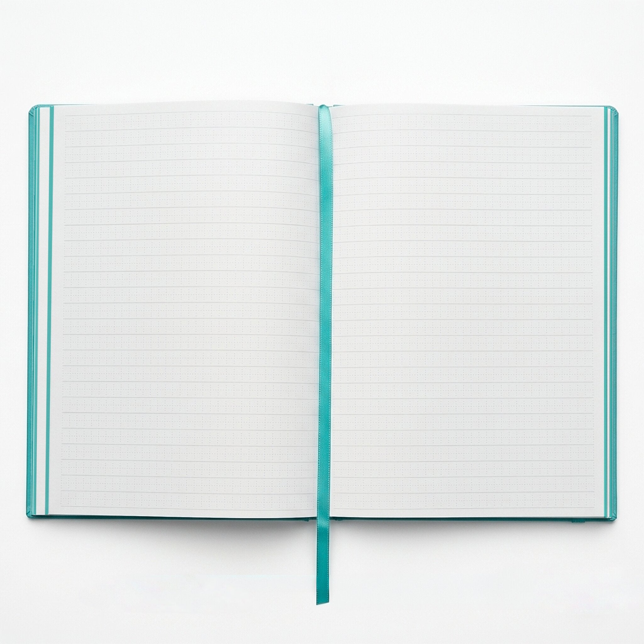 RIVIERA SMALL DESIGN NOTEBOOK WITH AQUAMARINE CRISS CROSS INTERNAL GRAPHICS