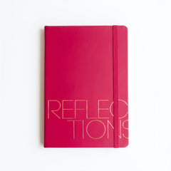 RIVIERA SMALL DESIGN NOTEBOOK WITH PINK CRISS CROSS INTERNAL GRAPHICS