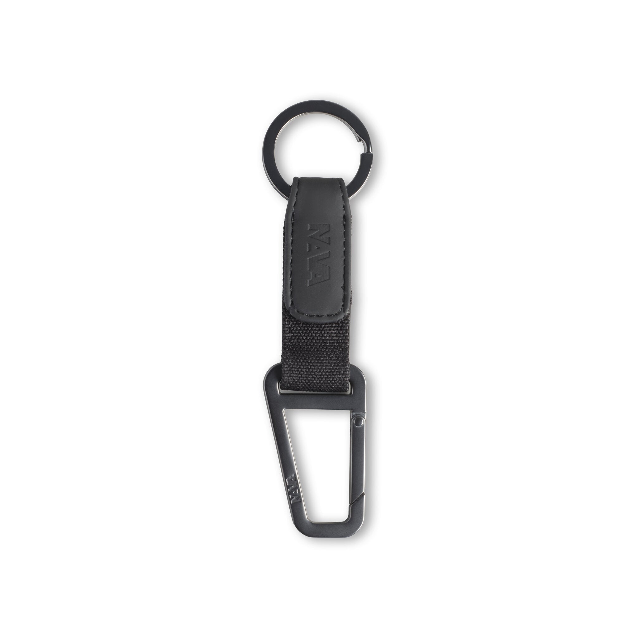 TWIN COLORS PORTACHIAVI CON ANELLO E MOSCHETTONE NERO/BLUE ROYAL