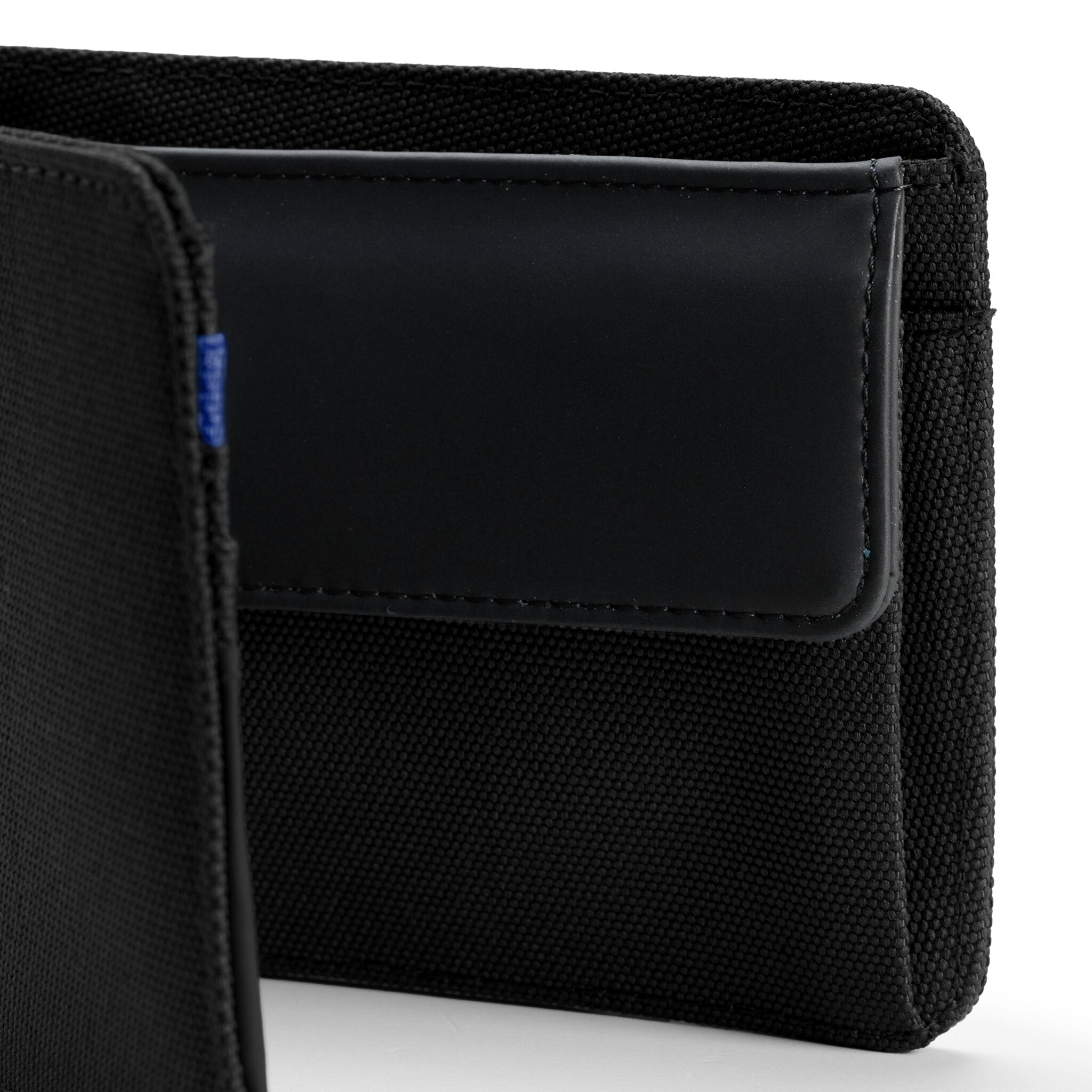 TWIN COLORS MEN'S WALLET WITH 4 CC AND COIN PURSE BLACK/ROYAL BLUE