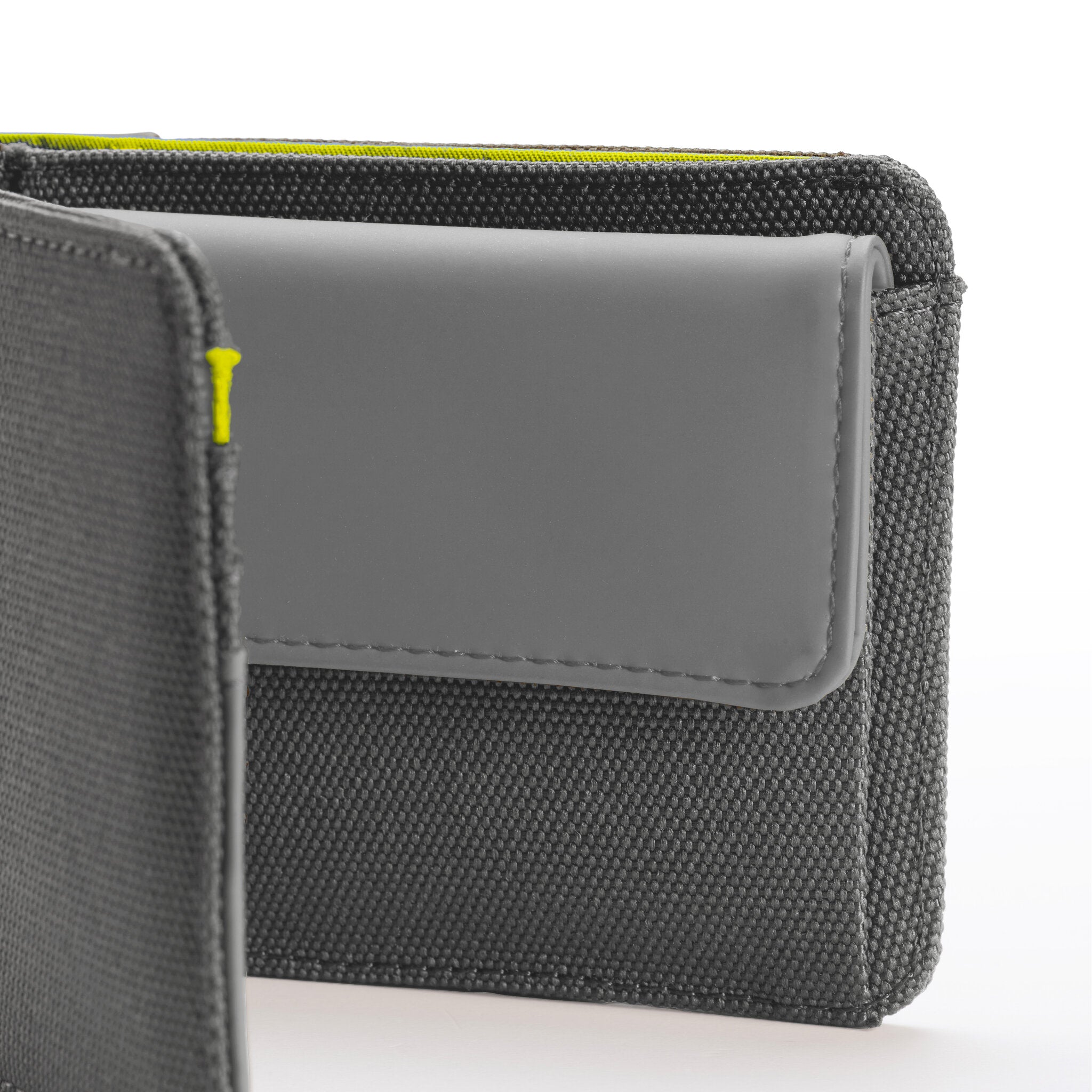 TWIN COLORS PORTAFOGLIO UOMO SLIM CON 4 CC E PORTAMONETE GREY/LIME