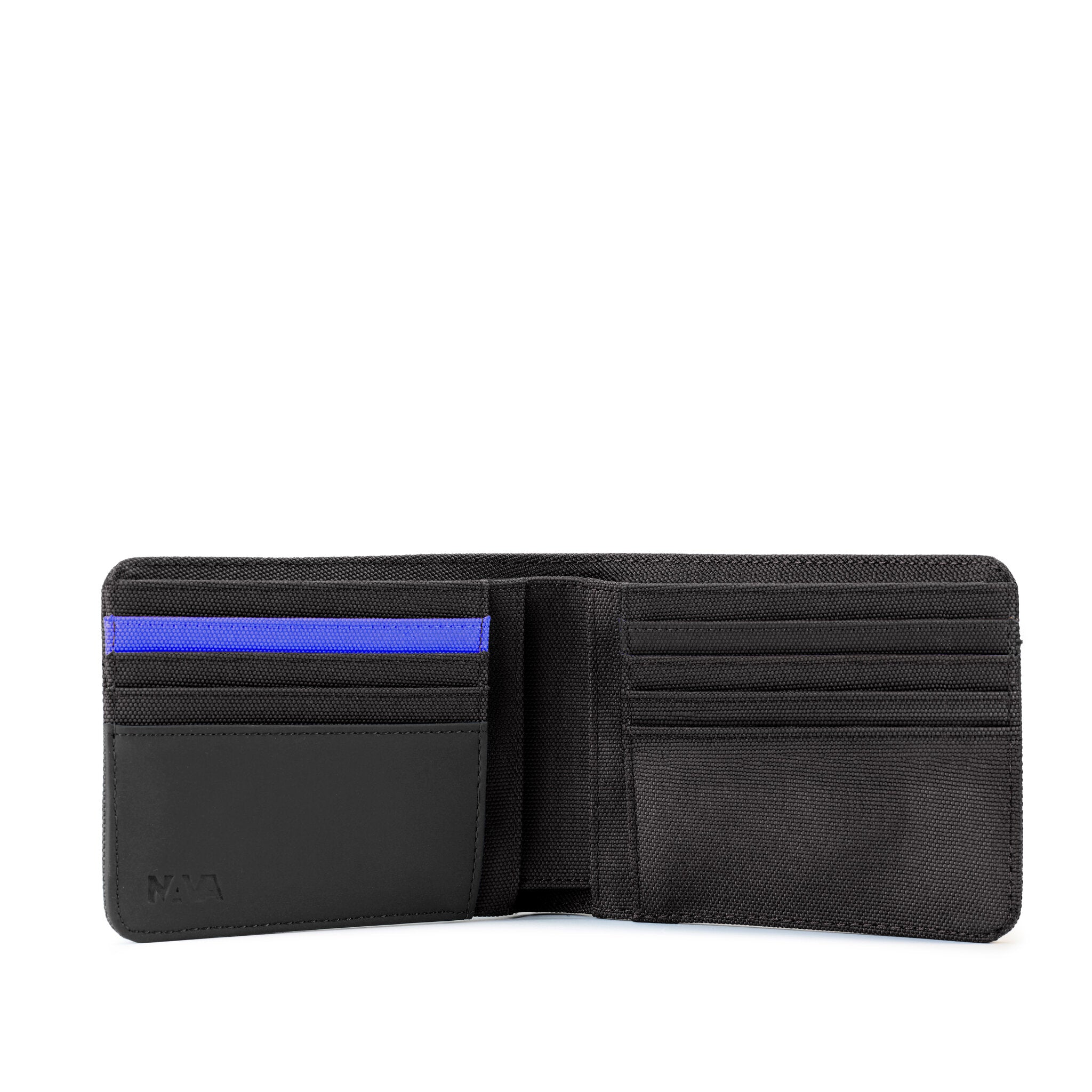 TWIN COLORS PORTAFOGLIO UOMO CON 8 CC NERO/BLUE ROYAL