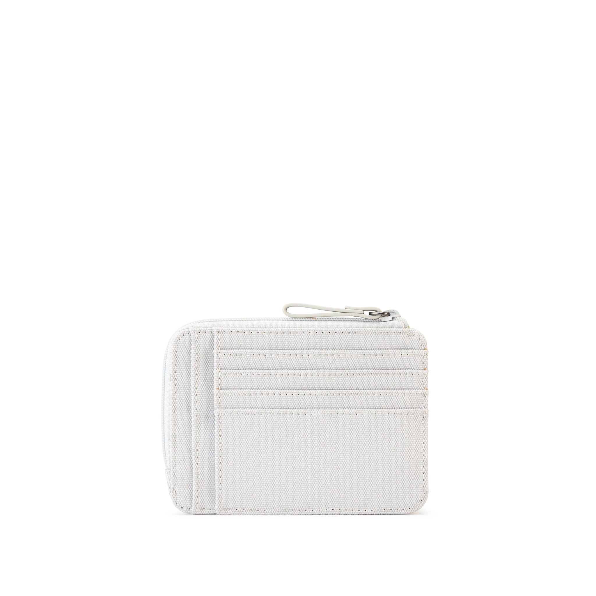 TWIN COLORS CREDIT CARD HOLDER AND DOCUMENT HOLDER WITH ZIP, 8 CC WHIT
