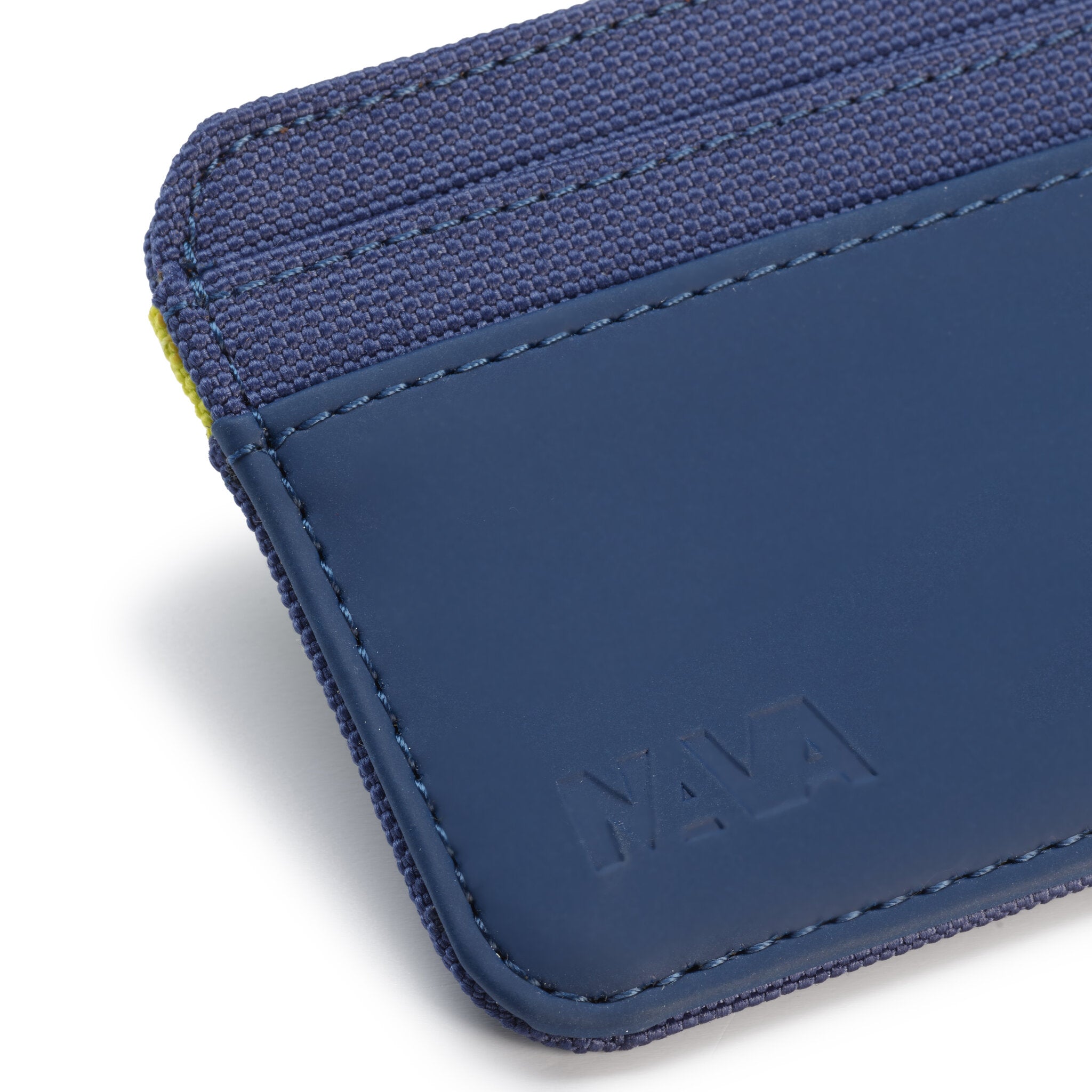 TWIN COLORS PORTA CARTE DI CREDITO CON 4 CC BLU/LIME