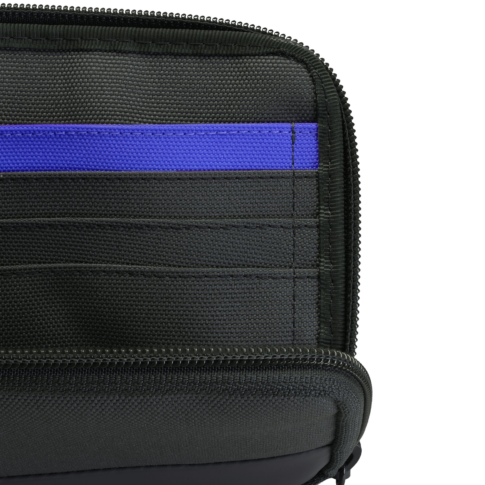 TWIN COLORS ASTUCCIO CARRY-ALL CHIUSO CON ZIP, 12 CC NERO/BLUE ROYAL