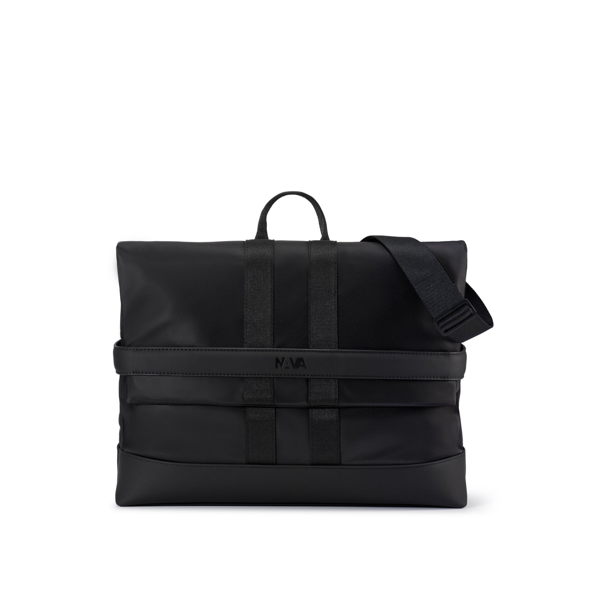 UNIFORM MESSENGER ORGANIZZATA PORTA PC CHIUSA CON PATELLA NERO