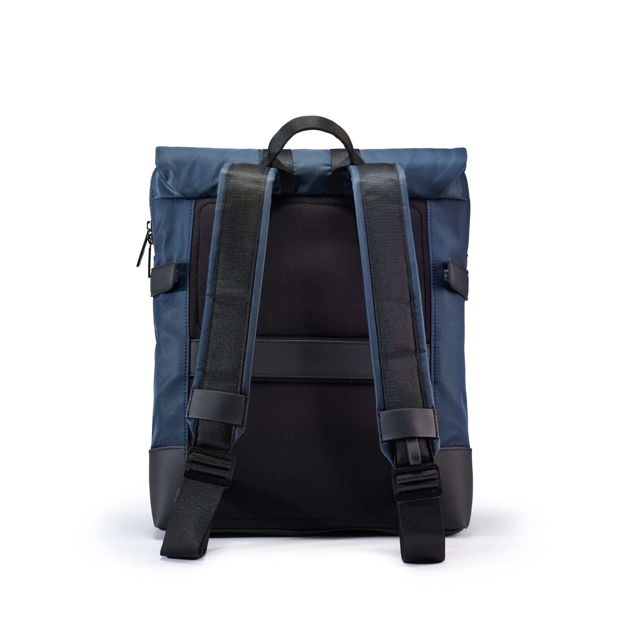 UNIFORM ZAINO ORGANIZZATO PORTA PC CHIUSO CON PATELLA NERO/BLUE PETROLIO