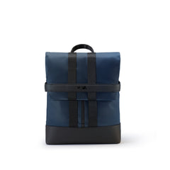 UNIFORM ZAINO SMALL PORTA PC CHIUSO CON PATELLA NERO/BLUE PETROLIO